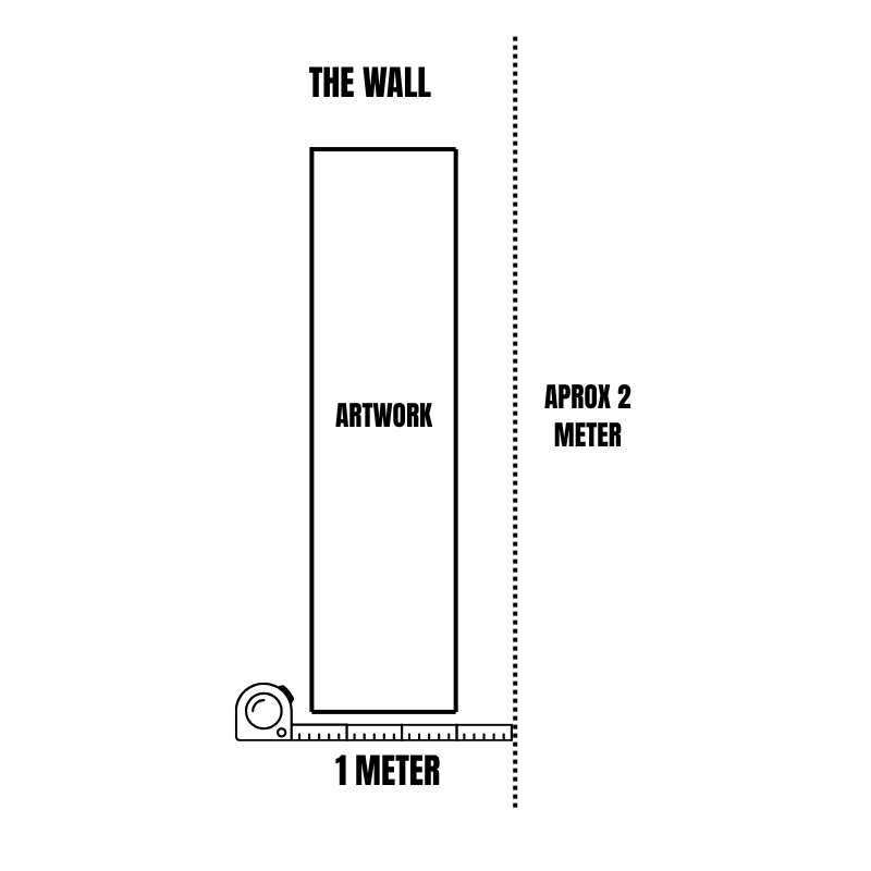 Book wall per meter (for Artworks)